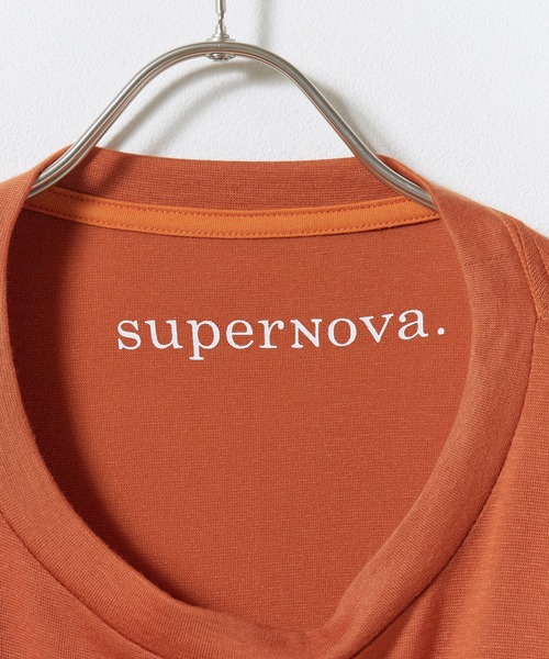 superNova.（スーパーノヴァ）の「superNova. / スーパーノヴァ Big Tee-Lyocell Knit ニットトップス 秋服 冬服（ニット/セーター・メンズ・ブラック/ホワイト/テラコッタ/マスタード・S/M）」の6枚目の写真