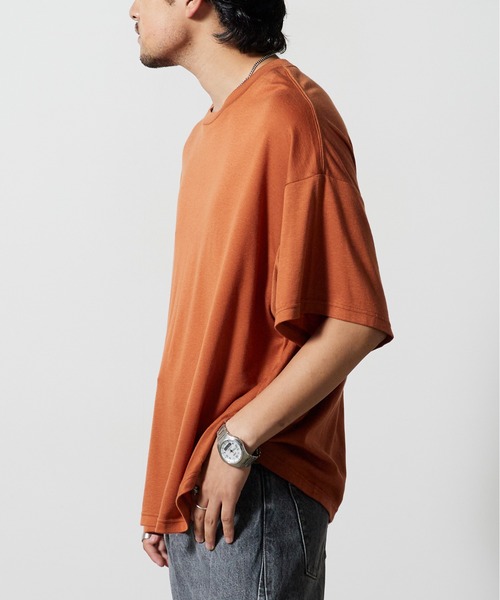 superNova.（スーパーノヴァ）の「superNova. / スーパーノヴァ Big Tee-Lyocell Knit ニットトップス 秋服 冬服（ニット/セーター・メンズ・ブラック/ホワイト/テラコッタ/マスタード・S/M）」の20枚目の写真
