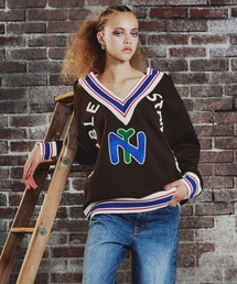 DOUBLE STANDARD CLOTHING 長袖Tシャツ M DSC / DロゴロングスリーブTシャツ TOPS Night STORE | ダブル