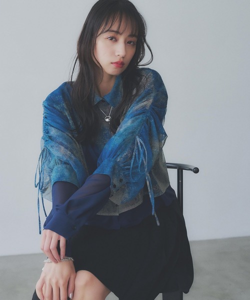 セール】【YUMA TAKAHASHI×HARE】レイヤードデザインシャツ（シャツ