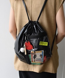 styiro（スタイロ）の「クリアポケットナップサック/リュック（バックパック/リュック）」