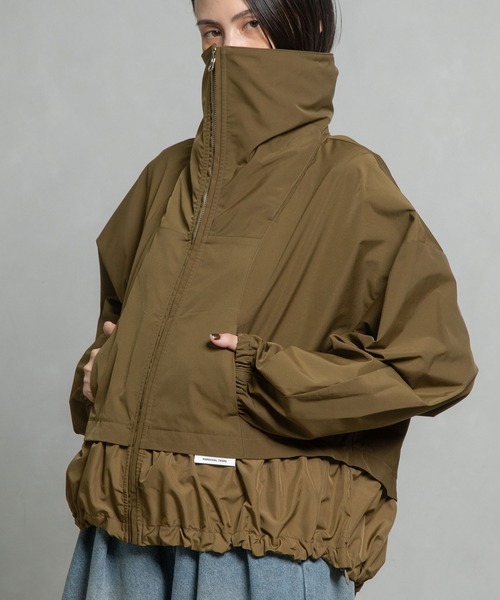 MARECHAL TERRE（マルシャルテル）の「フーディブルゾン（ブルゾン・レディース・ベージュ/ネイビー/ブラック/カーキ・MEDIUM）」の15枚目の写真