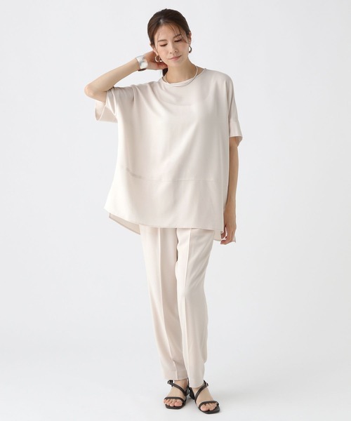 Elura（エルーラ）の「サラサラリラクシーテーパードパンツ＜低身長サイズあり＞/321522（その他パンツ・レディース・ブラック/ネイビー/グリーン/ホワイト・LARGE/MEDIUM/SMALL/FREE(S)）」の19枚目の写真