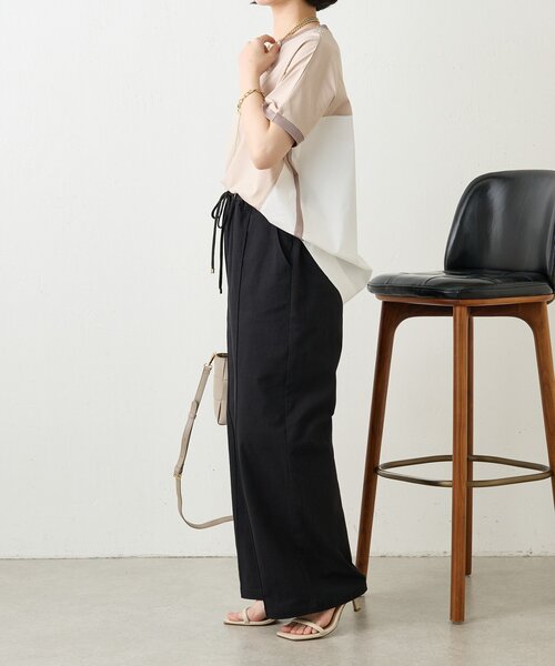 Jena espace merveilleux（ジェナ　エスパスメルヴェイユ）の「メンストレッチイージーパンツ（その他パンツ・レディース・ブラック/オフホワイト/グリーン・FREE）」の13枚目の写真