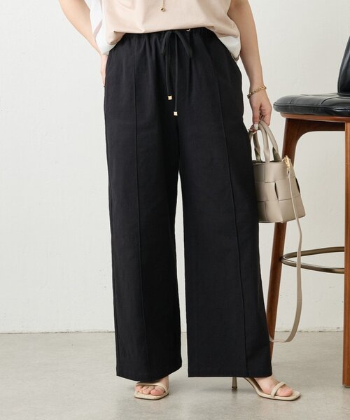 Jena espace merveilleux（ジェナ　エスパスメルヴェイユ）の「メンストレッチイージーパンツ（その他パンツ・レディース・ブラック/オフホワイト/グリーン・FREE）」の18枚目の写真