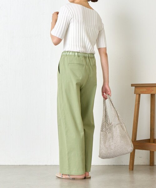 Jena espace merveilleux（ジェナ　エスパスメルヴェイユ）の「メンストレッチイージーパンツ（その他パンツ・レディース・ブラック/オフホワイト/グリーン・FREE）」の21枚目の写真