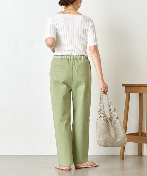 Jena espace merveilleux（ジェナ　エスパスメルヴェイユ）の「メンストレッチイージーパンツ（その他パンツ・レディース・ブラック/オフホワイト/グリーン・FREE）」の22枚目の写真