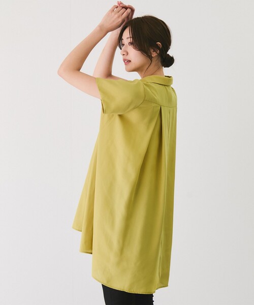 Jayro(ジャイロ)の「Aラインチュニックブラウス(シャツ/ブラウス・レディース・キナリ/ライトグリーン・38)」の18枚目の写真
