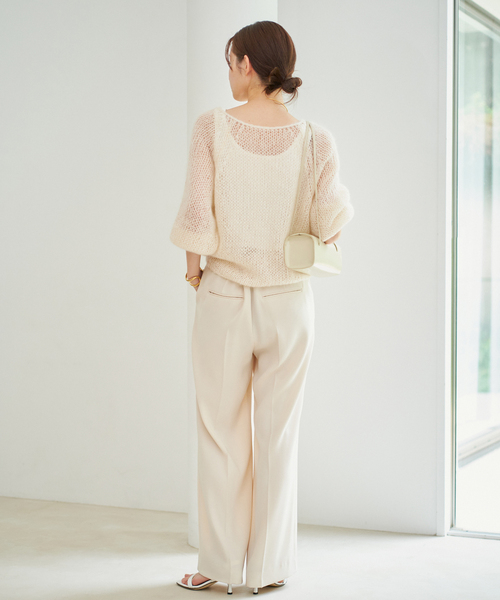 シルクモヘヤ mix HAND ニット（ニット/セーター）｜Plage（プラージュ