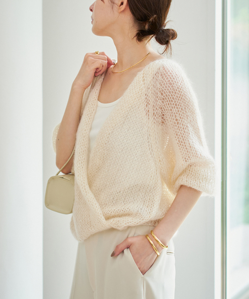 ★今期★ Plage シルクモヘヤ mix HAND ニット シルクモヘヤ mix HAND ニット（ニット/セーター）｜Plage（プラージュ