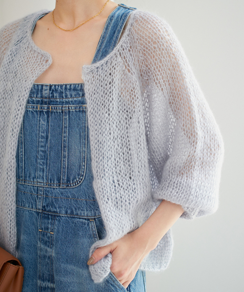 ★今期★ Plage シルクモヘヤ mix HAND ニット セール】シルクモヘヤ mix HAND ニット（ニット/セーター）｜Plage