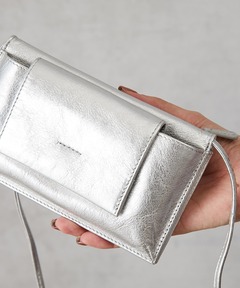 イアパピヨネ　 長財布　お財布ショルダー WEB限定/本革》モバイルウォレット横型ショルダーバッグ（財布