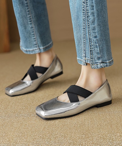 shoes365(シューズスリーシックスファイヴ)の「【SHOES 365】クロストラップパンプス(パンプス・レディース・キャメル/シルバー/ベージュ・23.5cm/24.0cm)」の16枚目の写真