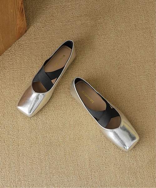 shoes365(シューズスリーシックスファイヴ)の「【SHOES 365】クロストラップパンプス(パンプス・レディース・キャメル/シルバー/ベージュ・23.5cm/24.0cm)」の21枚目の写真