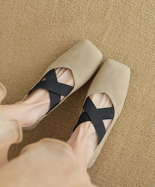 shoes365(シューズスリーシックスファイヴ)の「【SHOES 365】クロストラップパンプス(パンプス・レディース・キャメル/シルバー/ベージュ・23.5cm/24.0cm)」の7枚目の写真