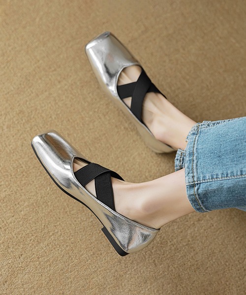 shoes365(シューズスリーシックスファイヴ)の「【SHOES 365】クロストラップパンプス(パンプス・レディース・キャメル/シルバー/ベージュ・23.5cm/24.0cm)」の18枚目の写真
