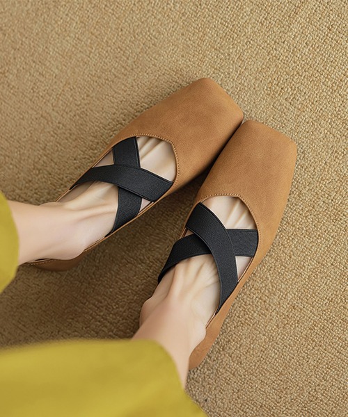 shoes365(シューズスリーシックスファイヴ)の「【SHOES 365】クロストラップパンプス(パンプス・レディース・キャメル/シルバー/ベージュ・23.5cm/24.0cm)」の11枚目の写真
