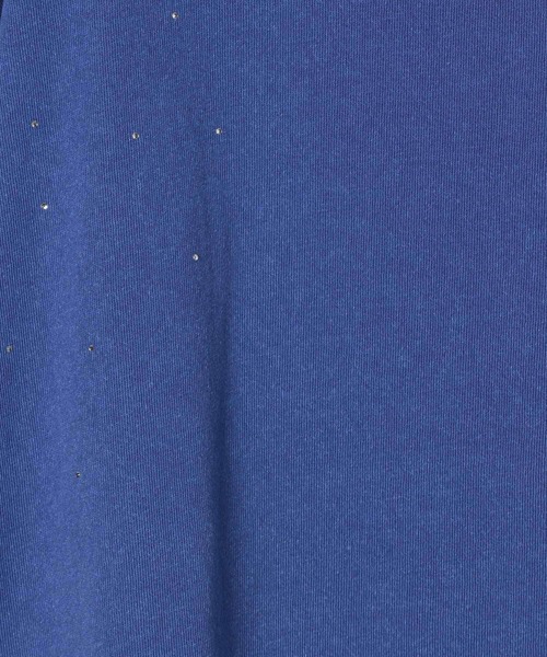 BAYFLOW(ベイフロー)の「ラインストーンオフショルプルオーバー(Tシャツ/カットソー・レディース・チャコール/オフホワイト/ブルー・FREE)」の11枚目の写真