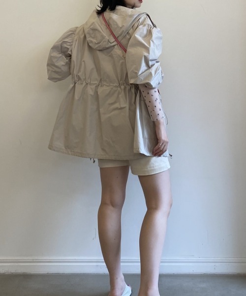 HONEY MI HONEY（ハニーミーハニー）の「taffeta blouson（ブルゾン・レディース・ベージュ・FREE）」の9枚目の写真