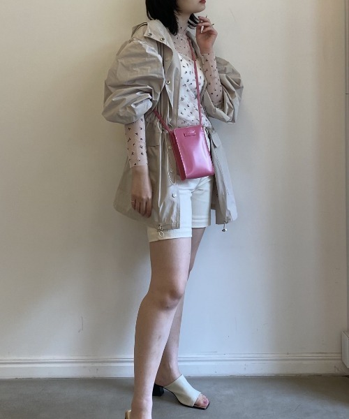 HONEY MI HONEY（ハニーミーハニー）の「taffeta blouson（ブルゾン・レディース・ベージュ・FREE）」の10枚目の写真
