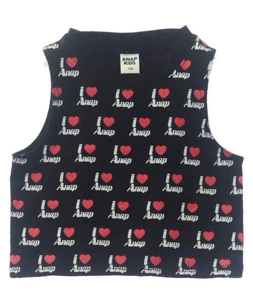 ANAP kids（アナップキッズ）の「ILOVE ANAP  タンクトップ【ジュニアお揃い】（タンクトップ・キッズ・イエロー/ブラック/ホワイト・120cm/110cm/130cm）」の8枚目の写真