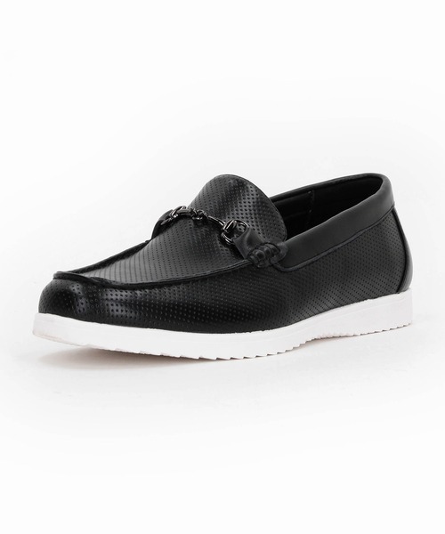 NICOLE CLUB FOR MEN(ニコルクラブフォーメン)の「ビットローファースニーカー(スニーカー・メンズ・オフホワイト/ブラック/チャコール・26.5cm/27.5cm/25.5cm)」の12枚目の写真