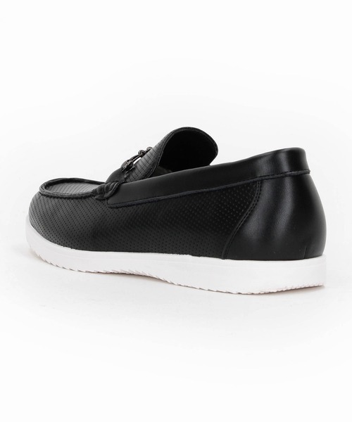 NICOLE CLUB FOR MEN(ニコルクラブフォーメン)の「ビットローファースニーカー(スニーカー・メンズ・オフホワイト/ブラック/チャコール・26.5cm/27.5cm/25.5cm)」の9枚目の写真