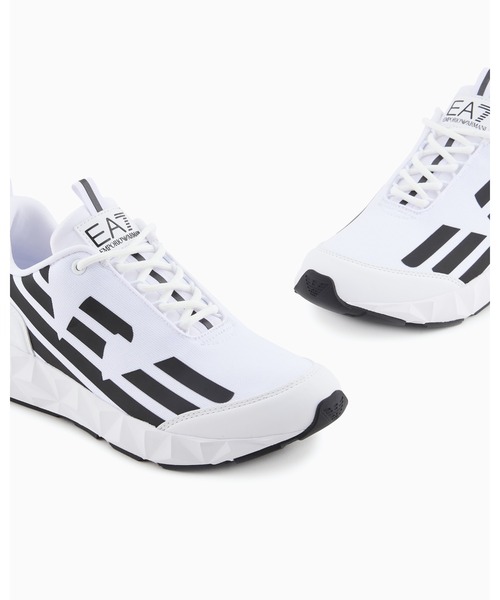 EMPORIO ARMANI EA7(エンポリオアルマーニイーエーセブン)の「【エンポリオ アルマーニ EA7】Ultimate C2 Kombat Core スニーカー(スニーカー・メンズ・ブラック×ゴールド/ホワイト・6/8/10/9/8.5/6.5/5/7/7.5/5.5)」の3枚目の写真