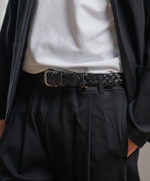 Magine | mko12993-Braided Leather Belt レザーメッシュベルト(ベルト)