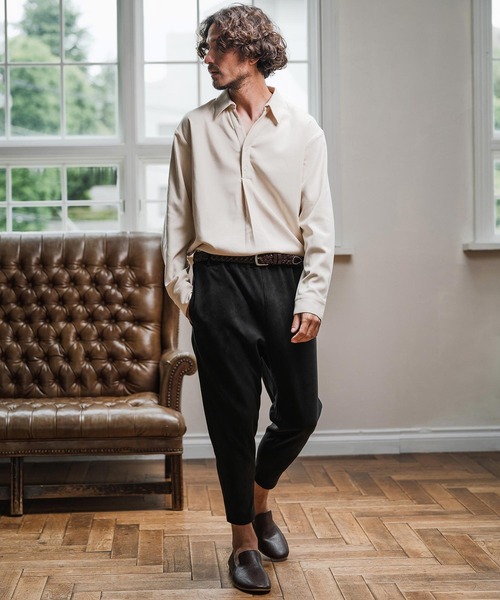 Magine（マージン）の「mko12993-Braided Leather Belt レザーメッシュベルト（ベルト・メンズ・ブラウン/ブラック・FREE）」の11枚目の写真