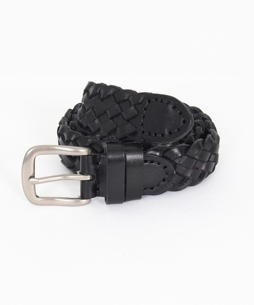 Magine（マージン）の「mko12993-Braided Leather Belt レザーメッシュベルト（ベルト・メンズ・ブラウン/ブラック・FREE）」の10枚目の写真
