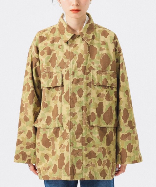 別注】BUZZ RICKSON'S / ヘリンボーン カモ ジャケット（ミリタリー