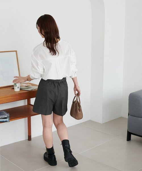 DISCOAT（ディスコート）の「メランジショートパンツ（その他パンツ・レディース・ブラック/チャコールグレー・FREE）」の13枚目の写真