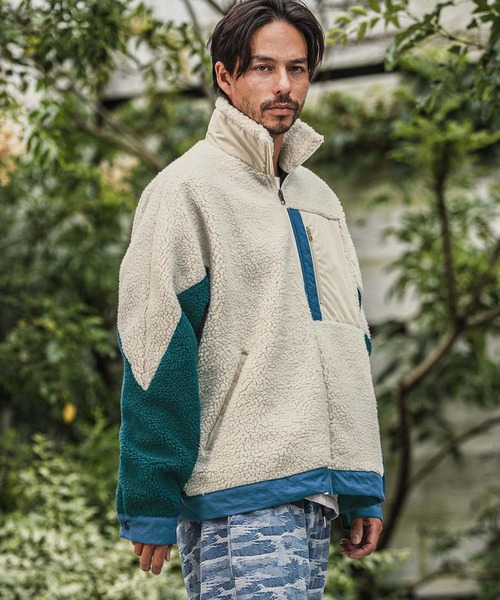 mj10945-ボアフリース切替ジャケット（その他アウター）｜CAMBIO