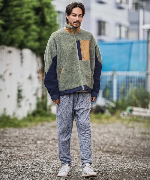 mj10945-ボアフリース切替ジャケット（その他アウター）｜CAMBIO