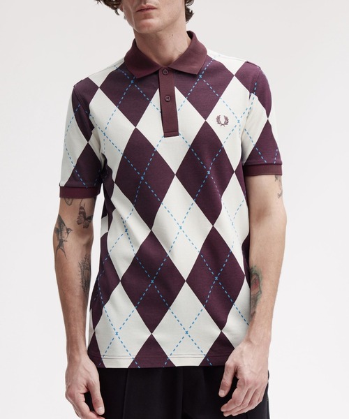 FRED PERRY（フレッドペリー）の「Argyle Print Polo Shirt