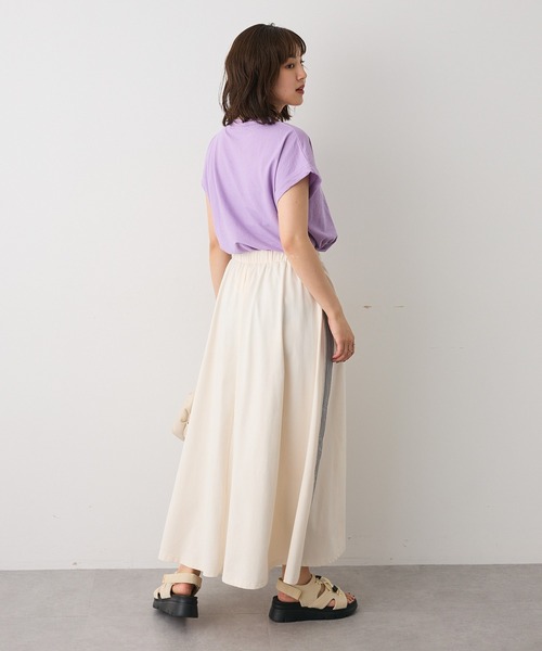 CRAFT STANDARD BOUTIQUE（クラフトスタンダードブティック）の「接触冷感/UVカット/速乾 トラックスカート（スカート・レディース・アイボリー/ブラック/チャコールグレー/ベージュ・L/M）」の22枚目の写真