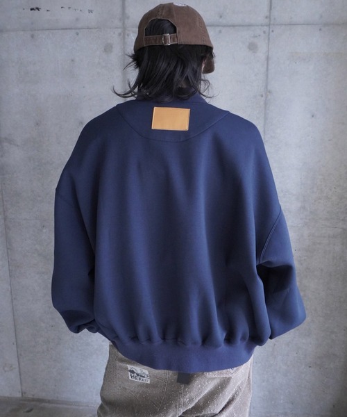 G.V.G.V.（ジーヴィージーヴィー）の「SWEAT BLOUSON（ブルゾン・メンズ・ブラック/ネイビー/ダークグレー・L/S）」の3枚目の写真