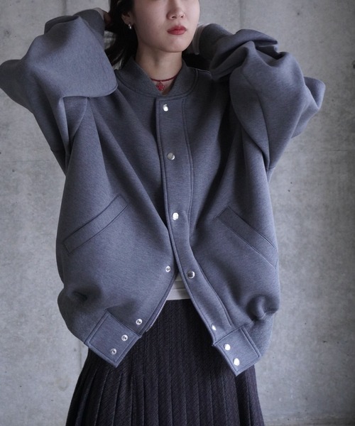 G.V.G.V.（ジーヴィージーヴィー）の「SWEAT BLOUSON（ブルゾン・メンズ・ブラック/ネイビー/ダークグレー・L/S）」の2枚目の写真