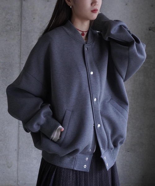 G.V.G.V.（ジーヴィージーヴィー）の「SWEAT BLOUSON（ブルゾン・メンズ・ブラック/ネイビー/ダークグレー・L/S）」の14枚目の写真