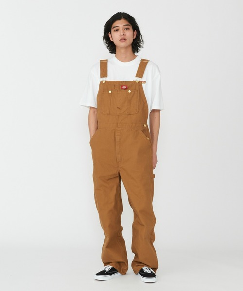 Dickies（ディッキーズ）の「Dickies/ディッキーズ ビブオーバーオール "DB100"/デニムサロペット/サロペット (レングス30インチ)（サロペット/オーバーオール・メンズ・ブラウン/ブラック/ブラウン系その他・36/34/32/30/28）」の3枚目の写真