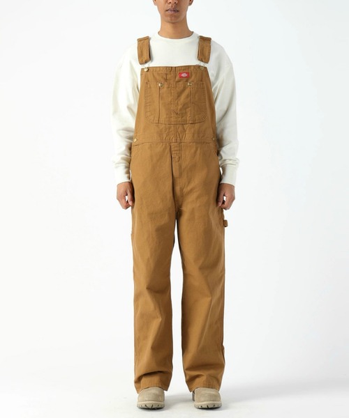Dickies（ディッキーズ）の「Dickies/ディッキーズ ビブオーバーオール "DB100"/デニムサロペット/サロペット (レングス30インチ)（サロペット/オーバーオール・メンズ・ブラウン/ブラック/ブラウン系その他・36/34/32/30/28）」の5枚目の写真
