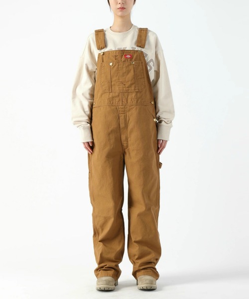 Dickies（ディッキーズ）の「Dickies/ディッキーズ ビブオーバーオール "DB100"/デニムサロペット/サロペット (レングス30インチ)（サロペット/オーバーオール・メンズ・ブラウン/ブラック/ブラウン系その他・36/34/32/30/28）」の14枚目の写真