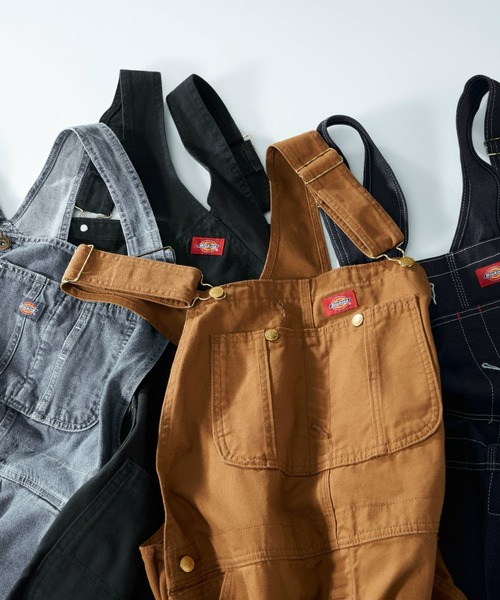 Dickies（ディッキーズ）の「Dickies/ディッキーズ ビブオーバーオール "DB100"/デニムサロペット/サロペット (レングス30インチ)（サロペット/オーバーオール・メンズ・ブラウン/ブラック/ブラウン系その他・36/34/32/30/28）」の17枚目の写真