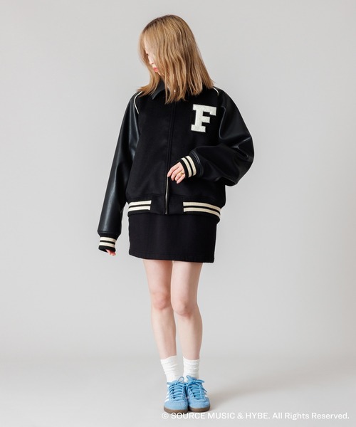 LE SSERAFIMとZOZOTOWN コラボブラック ブルゾン　M LE SSERAFIM × ZOZOTOWN BLOUSON（ブルゾン）｜LE SSERAFIM（ル