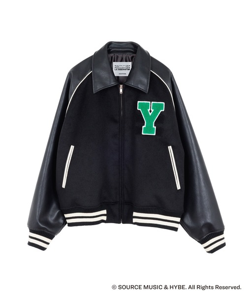 LE SSERAFIMとZOZOTOWN コラボブラック ブルゾン　M LE SSERAFIM × ZOZOTOWN BLOUSON（ブルゾン）｜LE SSERAFIM（ル