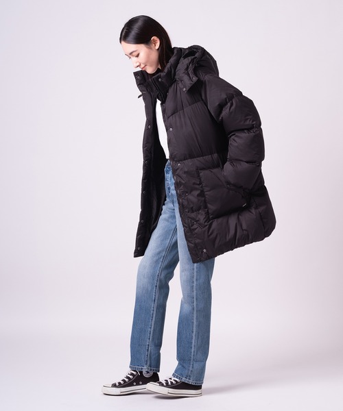 Levi's（リーバイス）の「Levi's/リーバイス ウエスタンバブルパファージャケット（ダウンジャケット/コート・レディース・ブラック・M/S/XS）」の4枚目の写真