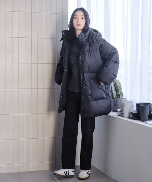 Levi's（リーバイス）の「Levi's/リーバイス ウエスタンバブルパファージャケット（ダウンジャケット/コート・レディース・ブラック・M/S/XS）」の10枚目の写真