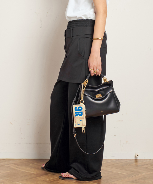 AP STUDIO(エーピーストゥディオ)の「レイヤードスウェットパンツ(スウェットパンツ・レディース・ネイビー/ブラック・36/38)」の12枚目の写真