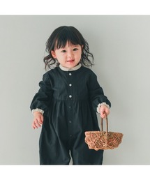 twosome 新品未使用　タグ付き　ブークレーヘリンボンロンパース　黒色 twosome 新品未使用 タグ付き ブークレーヘリンボンロンパース